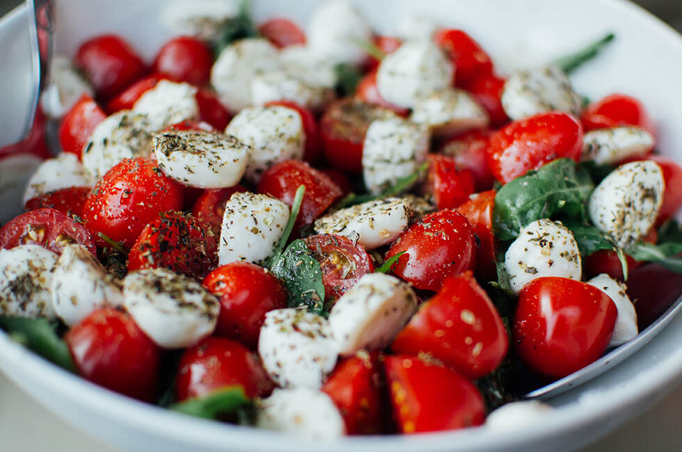 salad with cheese